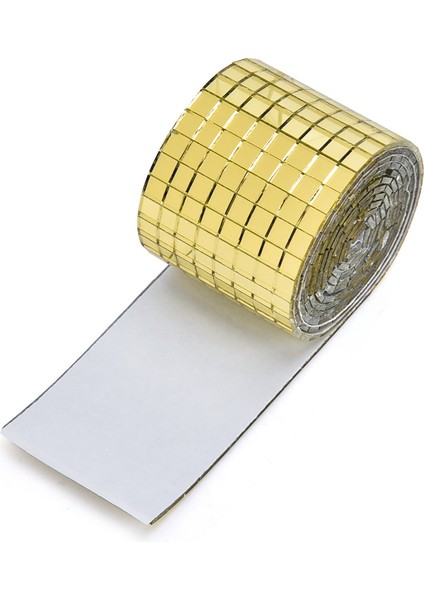 Altın Tarzı 4CMX30CM cm Ayna Mozaik Fayans Çıkartmalar Dıy Kendinden Yapışkanlı Mini Kare Akrilik Duvar Sticker Zanaat Parti El Yapımı Ev Dekorasyon (Yurt Dışından)