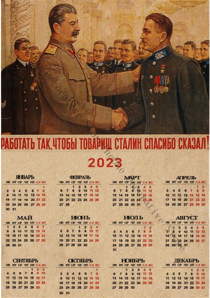 Kumral Stili 21X30CM Yeni Rus Versiyonu Kraft Kağıt Posterler Sovyetler Birliği Sscb Başkanı Stalin Marx Lealendar Sticker Ev Dekor (Yurt Dışından) modelleri