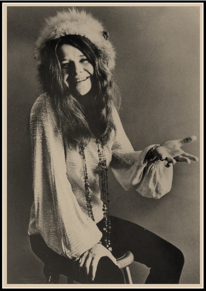 Çikolata Tarzı 30X21CM Janis Joplin Müzik Kraft Kağıt Afiş Siyah Duvar Sanat Posterleri Resimleri Retro Ev Dekor Vintage Resimleri Oturma Odası Dekor Için (Yurt Dışından) fiyatları