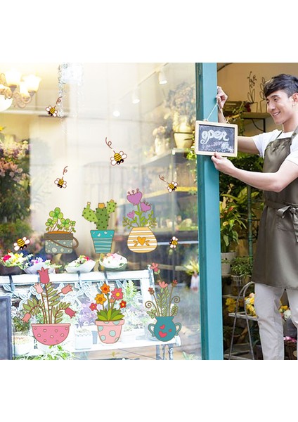 NO.909 Tarzı 3D Canlı Çiçek Kelebek Duvar Çıkartmaları Oturma Odası Yatak Odası Duvar Çıkartmaları Duvar Sanatları Ev Yatak Odası Dekoru (Yurt Dışından) fırsatları