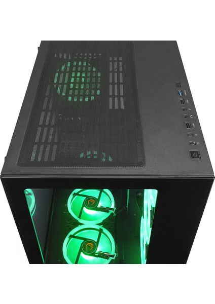 Zeus GTX10 I5-12400F 16GB 512GB M.2 Ssd+1tb HDD GTX1050TI Sıvı Soğutmalı Oyuncu Masaüstü Bilgisayar