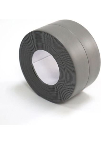 Gri Tarzı 100X3.8CM Banyo Için Pvc Su Geçirmez Duvar Sticker Kendinden Yapışkanlı Lavabo Soba Çatlak Şerit Mutfak Banyo Küveti Köşe Sızdırmazlık Bandı (Yurt Dışından)