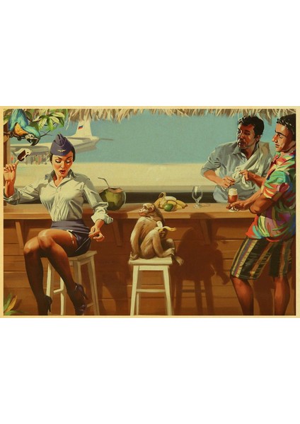 Yeşil Stil 21X30CM Vintage Kraft Kağıt Poster Dünya Savaşı Iı Stalin Sscb Alkol Yasak Günlük Yaşam Etiket Bar Ev Nostalji Dekor (Yurt Dışından)