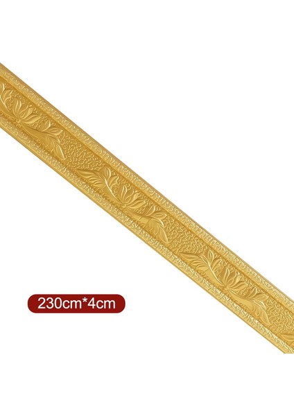 B4 Tarzı 115CM 3D Duvar Trim Hattı Süpürgelik Sınır Kendinden Yapışkanlı Su Geçirmez Süpürgelik Duvar Kağıdı Duvar Sticker Oturma Odası Ev Dekorasyonu Için (Yurt Dışından)