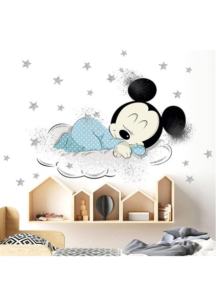 No.13 Tarzı 3D Karikatür Mickey Minnie Mouse Bebek Ev Çıkartmaları Çocuk Odası Için Duvar Çıkartmaları Prenses Odası Etiket (Yurt Dışından) fırsatları