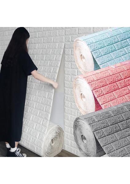 No.13 Tarzı 70X50CM 10 Metre 3D Pvc Ahşap Tahıl Duvar Çıkartmaları Kağıt Tuğla Taş Duvar Kağıdı Rustik Etkisi Kendinden Yapışkanlı Banyo Mutfak Çıkartmalar (Yurt Dışından) fırsatları