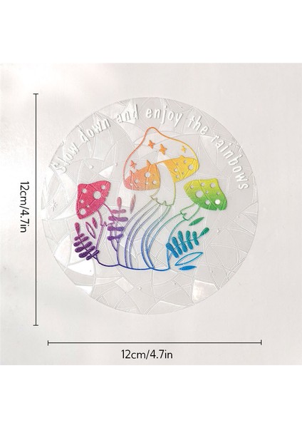 RPS078 Tarzı Yeni Suncatcher Kelebek Duvar Sticker Gökkuşağı Pencere Ayna Etiket Yatak Odası Dekorasyon Pencere Çıkartması Ev Dekor Için Gökkuşağı Yapımcısı (Yurt Dışından)