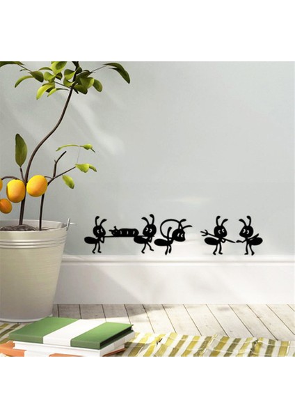 Siyah Stil Yaratıcı Siyah Karıncalar Hareket Duvar Sticker Sanat Tasarım Çıkartmaları Çocuk Odası Için Ev Dekor Cam Pencereler Duvar Sanatı Çıkartmaları Çıkartmalar (Yurt Dışından) fiyatları