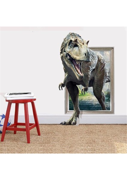 No.9 Stili 3D Canlı Dinozor Duvar Sticker Ev Dekorasyon Juraeriod Hayvan Film Afişi Duvar Çıkartmaları Çocuk Odaları Için (Yurt Dışından) fırsatları