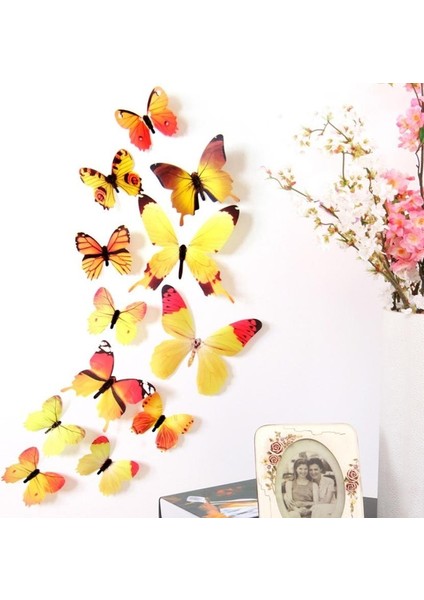 Pembe Tarzı Yeni Nitelikli Duvar Sticker Çıkartması Duvar Çıkartmaları Ev Dekorasyonu 3D Kelebek Gökkuşağı Renkli Pvc Duvar Kağıdı Oturma Odası Için (Yurt Dışından) modelleri