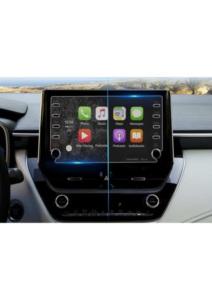 Toyota Yaris Cross 8 Inç Multimedya Ekran Koruyucu Şeffaf