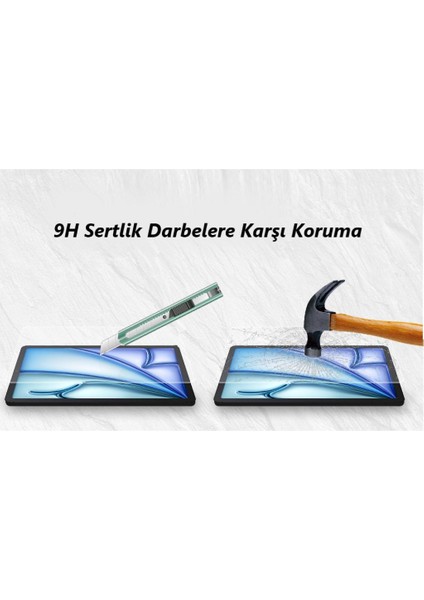 Apple iPad Air 11 Inç Ekran Koruyucu Nano Şeffaf 2024