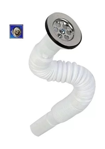 Körüklü Lavabo Sifonu Gırtlak Boru 70 cm modelleri