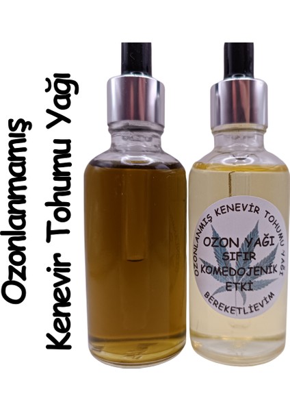 Ozon Yağı, Ozonlanmış Kenevir Tohumu Yağı, Cilt Serumu 50 ml fiyatları