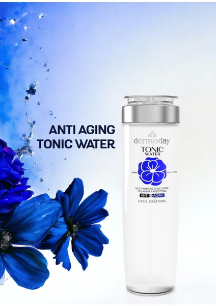 Mavi Anemon Çiçeği Yaşlanma Karşıtı Tonik Anti-Aging Tonic Water 250 ml modelleri