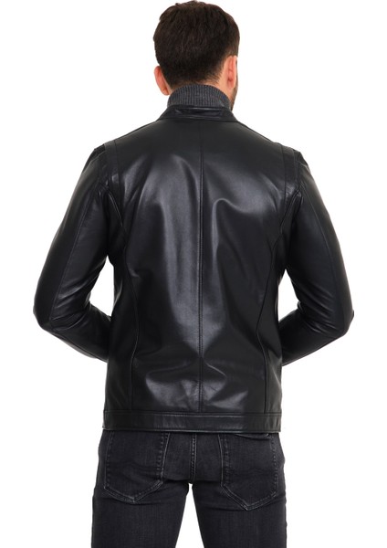 Orijinal Kuzu Derisi Siyah Mont modelleri