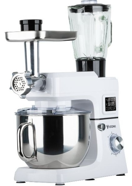 Sm 1511BML LED Ekranlı Kıyma Çekme Aparatlı Blender 7 Litre Stand Mikser Mutfak Şefi