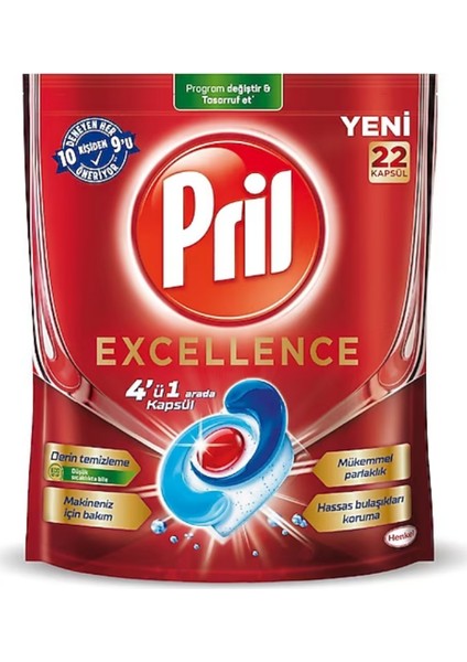Excellence Bulaşık Makinesi Tableti 22'li