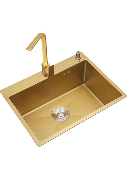 Paslanmaz Krom 304 Kalite Üstten Evye Altın Rengi 50*40 fiyatları