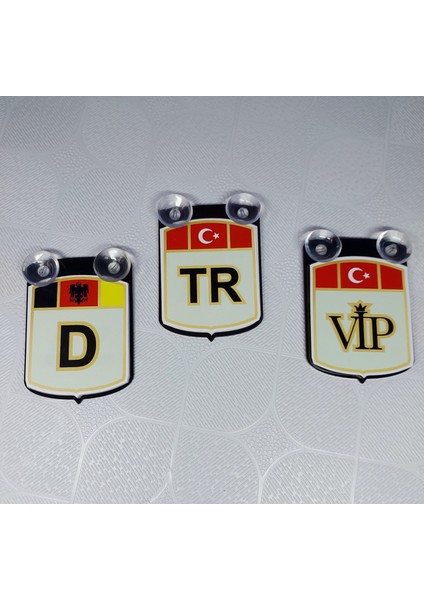 Oto Cam Armaları 3 Lü Set Çift Vantuslu Tr-D-Vıp