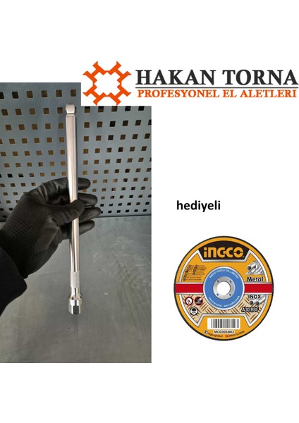 Rico 1/2 300MM Lokma Ara Uzatma Kolu Kol Kesme Taşı Hediyeli