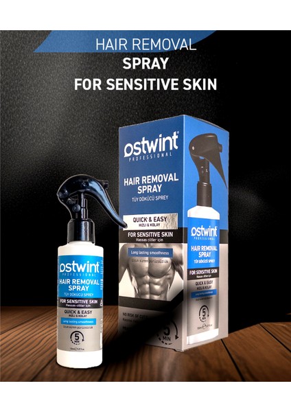 Hassas Ciltler Için Tüy Dökücü Sprey 150 Ml Erkek fırsatları