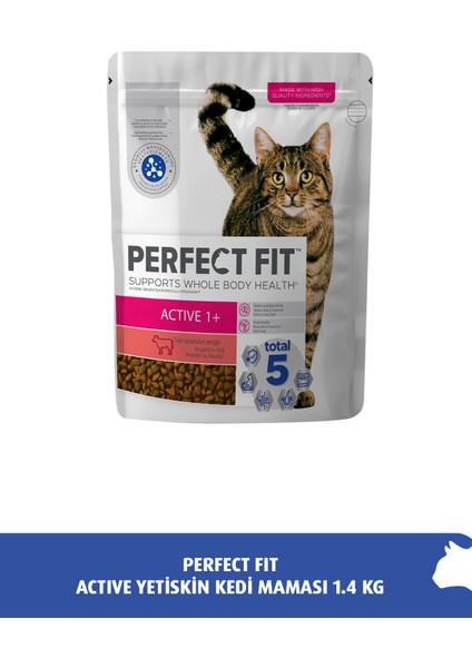 Perfect Fit Active Yetişkin Kedi Maması 1.4 kg