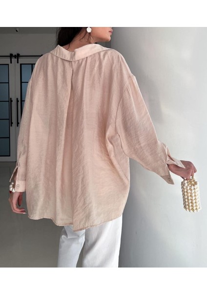 Kadın Omzu Düşük Oversize Gömlek fiyatları