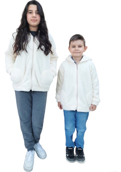 Unisex Genç Çocuk Welsoft Peluş Ceket