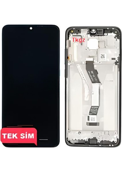Xiaomi Redmi Note 8 Pro LCD Ekran Dokunmatik Orijinal Kalite Çıtalı Siyah