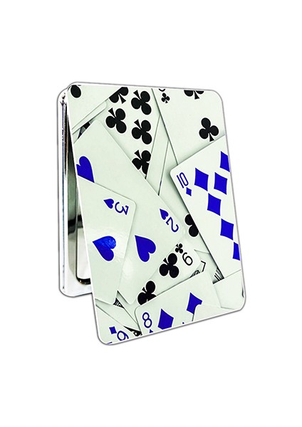 Iskambil Baskılı Dikdörtgen Kişiye Özel Isim Baskılı Cep Aynası 8x6 Cm (Kapaklı Ve Büyüteçli)