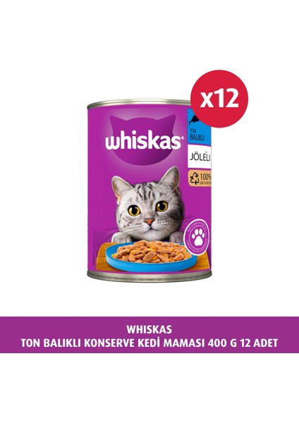 Ton Balıklı Konserve Yaş Mama 400 G 12X