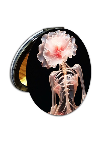 Baskılı Ayna Yuvarlak Kişiye Özel Isim Baskılı Cep Aynası 7 Cm (Kapaklı Ve Büyüteçli) fiyatları