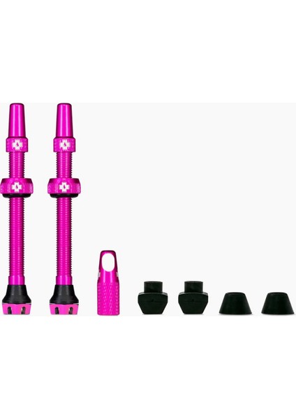 V2 Tubeless Valf 44MM Pembe