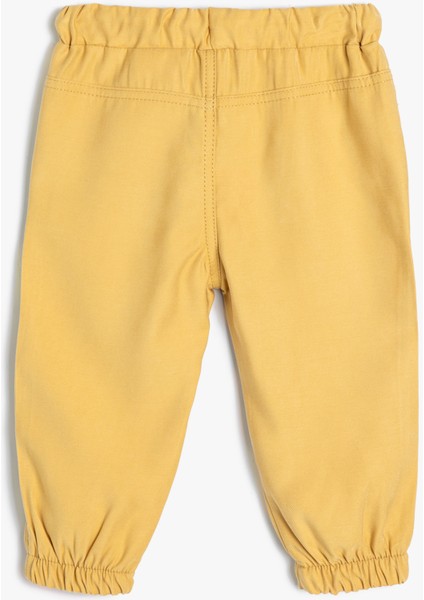 Basic Jogger Pantolon Viskon Kumaş