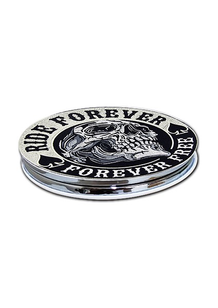 Rıde Forever Baskılı Ayna Yuvarlak Kişiye Özel Isim Baskılı Cep Aynası 7 Cm (Kapaklı Ve Büyüteçli)