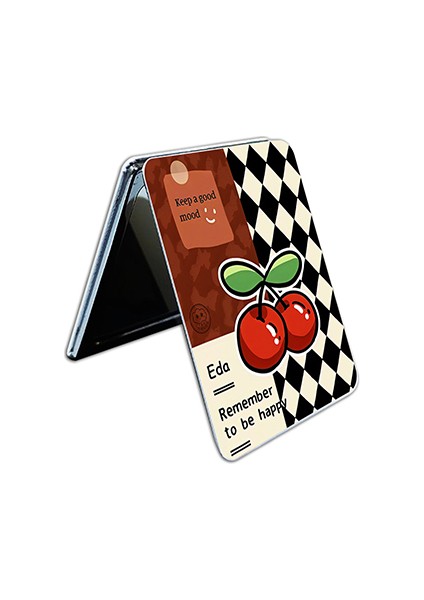 Baskılı Dikdörtgen Kişiye Özel Isim Baskılı Cep Aynası 8x6 Cm (Kapaklı Ve Büyüteçli) fiyatları