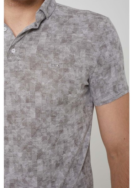 Yakalı Erkek Antrasit Tshirt