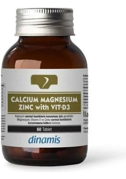 Calcium Magnesium Zinc D3 60 Tablet
