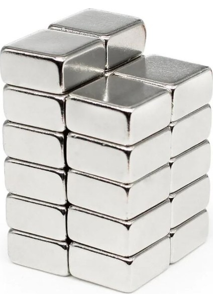 10X10X5MM Neodyum Güçlü Mıknatıs - Neodim Magnet