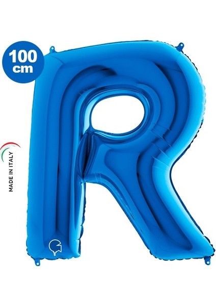 D - Harf Folyo Balon Mavi (100 Cm)