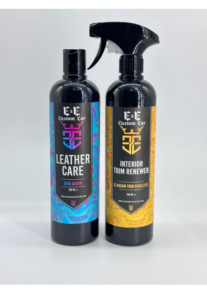 E&e Custom Car Iç Aksam Trim Yenileyici 700 Ml, Deri Bakım 700 ml