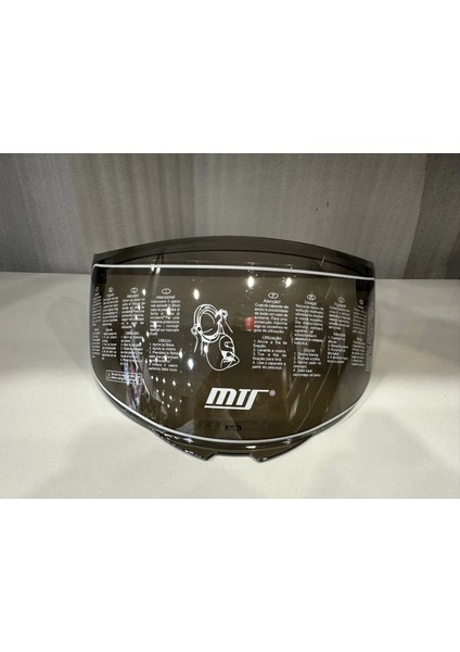 Kask Camı Mts FX-201/801 Gümüş ( Ayna )
