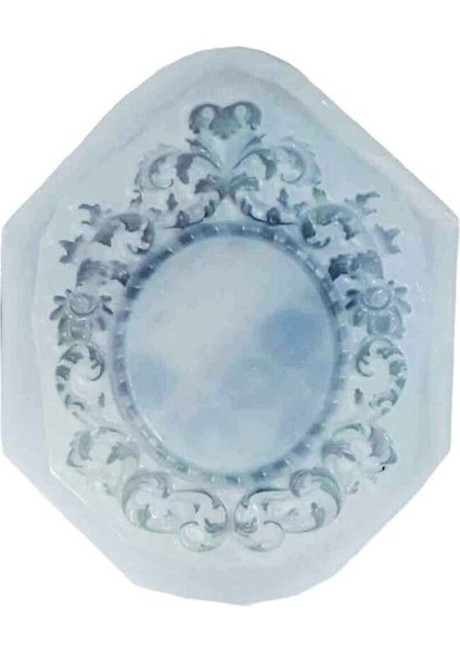 Epoksi Silikon Kalıp Desenli Çerçeve 7.3x6 cm
