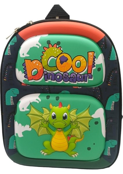 Unick Color Cool Dino Kabartmalı Orta Boy Sırt Çantası