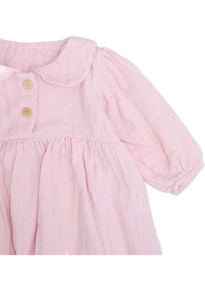 Bebek Müslin Bebe Yaka Elbise modelleri