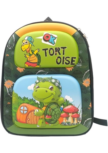 Unick Color Turtle Kabartmalı Orta Boy Sırt Çantası