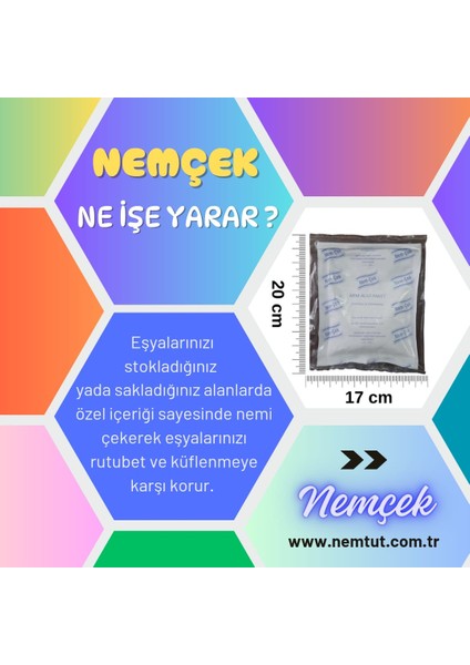 Nemçek Nem Alıcı  Rutubet ve Küf Önleyici (1 Paket)