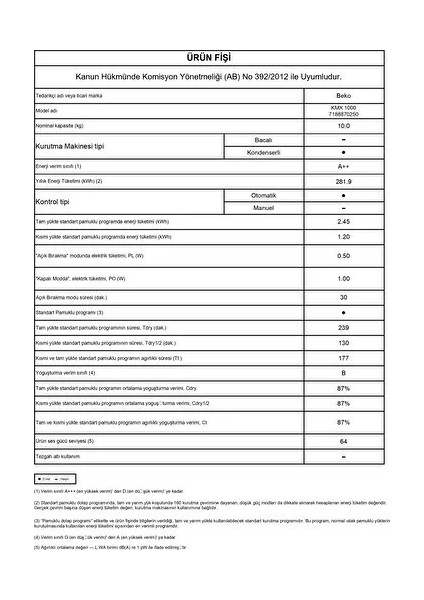 Kmx 1000 10 kg A++ Enerjili Isı Pompalı Kurutma Makinası