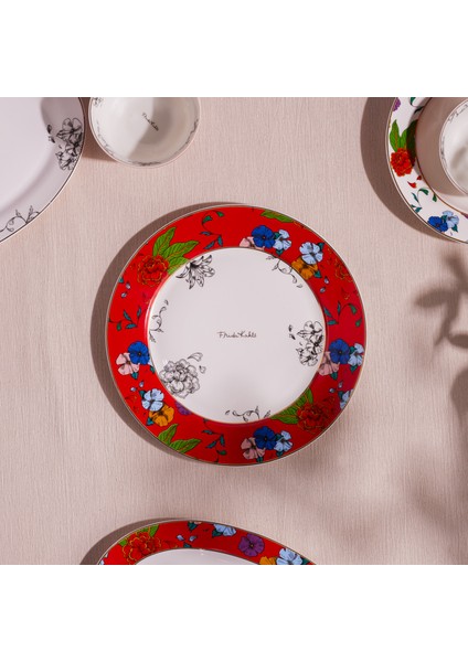 Frida Servis Tabağı Kırmızı 27 cm